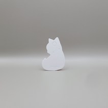 야옹이 악세사리택 귀걸이택 100매, 화이트(펄박)