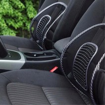 통풍 환기 지압돌기안마 메쉬 차량허리쿠션 모닝 요추