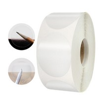 3.8cm 원형 투명 실링스티커_500 포장마감 봉인스티커, 단품