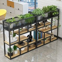 인테리어가벽 철제 원목 수납장 원룸 공간분리 파티션 셀프가벽만들기, 80 x 28 x 110(블랙 )