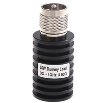 1Pc RF 동축 25W U 스타일 UHF PL259 M 남성 커넥터 50 옴 DC-1GHz 더미로드 플매트 카펫 러그, [01] Black