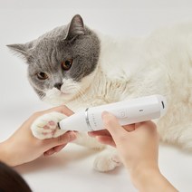 강아지 커브가위 발바닥 바리깡 요술가위 애견 미용 가위 petkit 2in1 애완 동물 헤어 클리퍼 2 블레이드 저소음 방수 충전식 무선 전기 catamp 개 손톱 트리밍