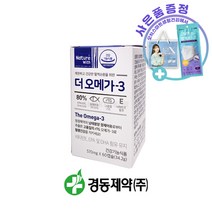 경동제약 더오메가3 60캡슐 1개월분 RTG오메가 혈행개선 기억력개선 눈건강, 60정, 1개