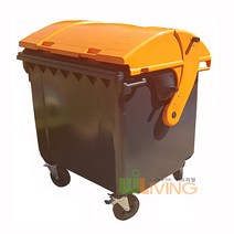 진영기업 상차용 분리수거함_라운드뚜껑_1100L (※도서산간배송불가)
