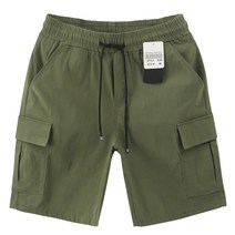 [당일출고] 메가스판 카고 밴딩반바지 (MDSP594BJ)