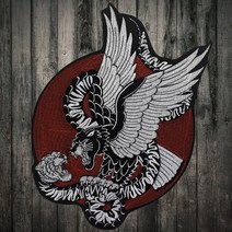 대형 와펜 자수마킹 왓펜 동물 비행 호랑이 의류패치 141