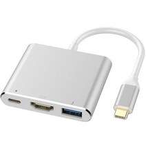 (에서 선박 us) USB 3.0 유형 C 허브 어댑터 HDMI-호환 4K 지원 삼성 Dex 모드 도크 PD MacBook Pro 3.1 Ai, 01 은