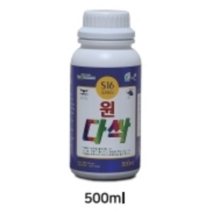 원다싹 500ml / 원조 제독 유황 / 미량요소 함유 / 유황 살균 효과 / 살균 및 영양 / 곰팡이 방제 / 살충 효과 / 배추 뿌리혹병 / 고추 탄저병