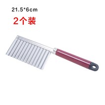 채칼 낭아감자 칼의 물결 무늬 파도 주방 가정용 야채 썰기 신기 꽃 모양 썰고 그릇 프레이치프라이 3758253209, 칼 파도 2손잡이