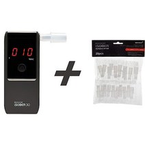 음주측정기 iSOBER 30 음주 측정기 + 20 마우스피스 번들