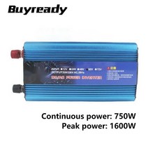 USB 디지털 디스플레이가 있는 수정된 사인파 인버터 태양광 스마트 차량 750W 12V 24V 36V 48V 60V 72V, [06] 72V, [01]