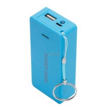 호환 악세서리 5V 1A 2x18650 배터리 케이스 및 LED DIY 상자 충전기 휴대 전화에 대 한, 02 Blue