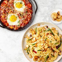 애슐리 마늘폭탄 알리오올리오   에그인헬 (총 4인분 밀키트 세트 )