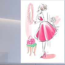 엠블라인드 실사롤스크린 일러스트 드레스