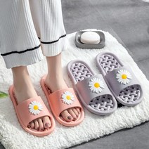 1+1 데이지 욕실화 욕실슬리퍼 미끄럼방지 예쁜 슬리퍼 화장실 odda, daisy(그린+그레이)
