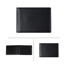 수납 정리 홀더 driver license holder pu leather on for, 검은색