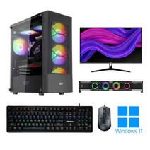 포유컴퓨터 게이밍 조립 PC 모니터 풀세트 컴퓨터 본체 최신 롤 배그 고사양 윈도우, FY-03, 06. 선택없음
