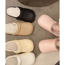 [5컬러/귀요미] 털 슬리퍼 부드러운 안감 사무실 캠핑 일상신발