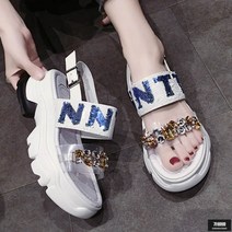 가바바 여성 신발 스팽글과 보석의 만남 화려해 여름 샌들 G49965