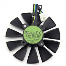 87 MM T129215SU DC 12 V 0.50AMP T129215SM 4Pin 4 와이어 아수스 GTX980Ti R9 390X390 GTX1070 GTX1060 그래픽 카드, EVE 4PIN aliexpress