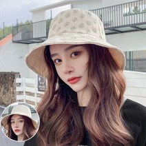 패턴 양면버킷햇 벙거지모자 오버핏버킷햇 버킷햇 데일리버킷햇 여자벙거지모자 여성벙거지모자 챙모자 벙