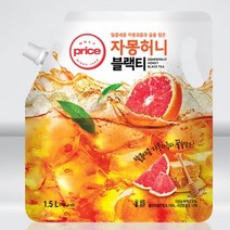 기타 OnlyPrice 온리프라이스 자몽허니 블랙티 1500mlx1개, 온리프라이스자몽허니블랙티1500mlx1개