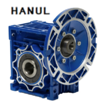 한울엠텍 중공축 웜감속기 - 프레임 형번(30형) / 감속비(1/5~1/100) / NMRV(입력축 구조:MOTOR FLANGE), 100, 9012(90각 12파이)