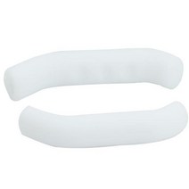 전동 킥보드 키박스 자물쇠 보드키 열쇠 mijia m365 electric scooter 용 1 쌍 브레이크 핸들 바 그립 도구 레버 보호 커버 보호 케이스 쉘, 하얀색