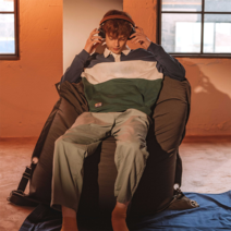LOGOT 훅 빈백 1인 소파, 뉴스쿨, 안개