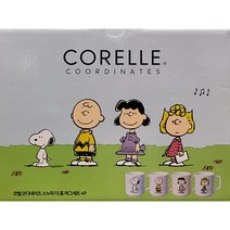 CORELLE 코렐 코디네이츠 스누피 더 홈 머그세트 4P