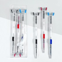 라이노바 직선볼펜&샤프 (3자루), 직선볼펜 1SET (색상별1자루)