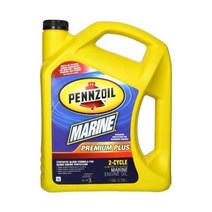 Pennzoil 550022757 프리미엄 플러스 아웃보드 2사이클 해양 엔진 오일 - 3 8L(1갤런), 1 Gallon_오래된 포장