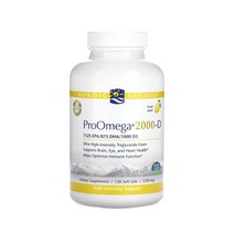 노르딕내츄럴스 프로 오메가 2000-D 1250mg 소프트젤, 120정, 1개