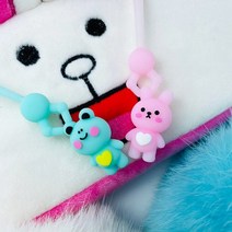 RT 인형뽑기 토끼개구리 펜슬 학생 볼펜, 1.핑크토끼, 본상품선택