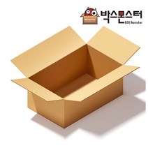 박스몬스터 로타리 택배박스 A형 BB골 J-90 300 x 300 x 200 mm, 연갈색, 30개
