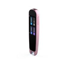 스캔번역기 HD 터치 스크린 사전 번역 펜 휴대용 텍스트 스캐닝 독서 장치 1.97 1WAAC Hi-Fi 스피커 800mAh, 01 Pink