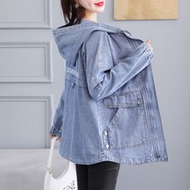 리젠스 후드 데님재킷