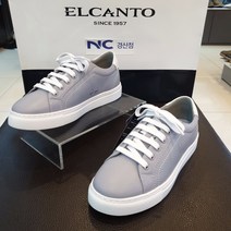 엘칸토 여성 패션 보라색 경량 스니커즈 오솔라이트 깔창적용 3.cm굽 천연가죽