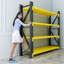 산업용 적재대 고중량 공장 선반 적치대 파렛트랙, 4단 100x60x200cm