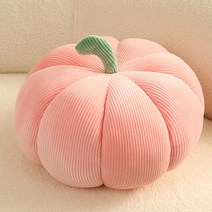 20/35cm 럭셔리 우디 장식 호박 모양의 베개 북유럽 스타일 룸 장식 베개 플러시 소파 거실 침대 옆 침대 쿠션, 35cm, 분홍색