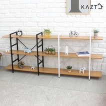 가쯔 로이드3단와이드철재책장1000, 화이트