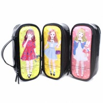 파우치데이 에나멜 세로형 걸 파우치 3종