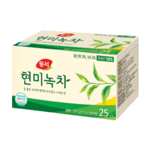 동서 현미녹차 25+25T 티백, 2개