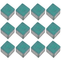 초크 풀 큐 테이블 액세서리 스누커 당구 스틱 홀더 핸드 팁 용품 블루 staom 파우더, 01 Green2.5x2cm