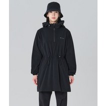 SNOWPEAK APPAREL S23FWTAN31 프로 우먼스 중기장 후드 아노락 Black