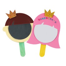 거울 만들기 2종 / 만들기놀이 나만의거울만들기 집에서거울만들기 아이들안전거울 유치원 문구용품, 왕자거울 만들기