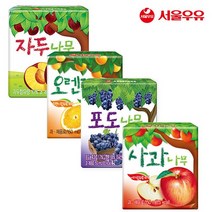 서울우유 사과나무 포도 오렌지 자두 150mlx96팩 아기주스, 96팩, 자두나무96팩