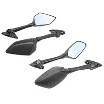 야마하 XMAX300 튜닝 사이드 미러 여유분 거울 투컬러 카본 엑스맥스 전년식, 사이드거울만, 투컬러 미러