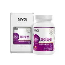파이토젠 캡슐 대두이소플라본 중년 40대 50대 60대 중반 여성 뼈건강 도움 영양제 대용량 건강기능식품, 1통