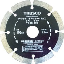 TRUSCO(토라스코)다이아몬드 커터 200X2.2TX7WX25.4H세그 라면 TDCS-200